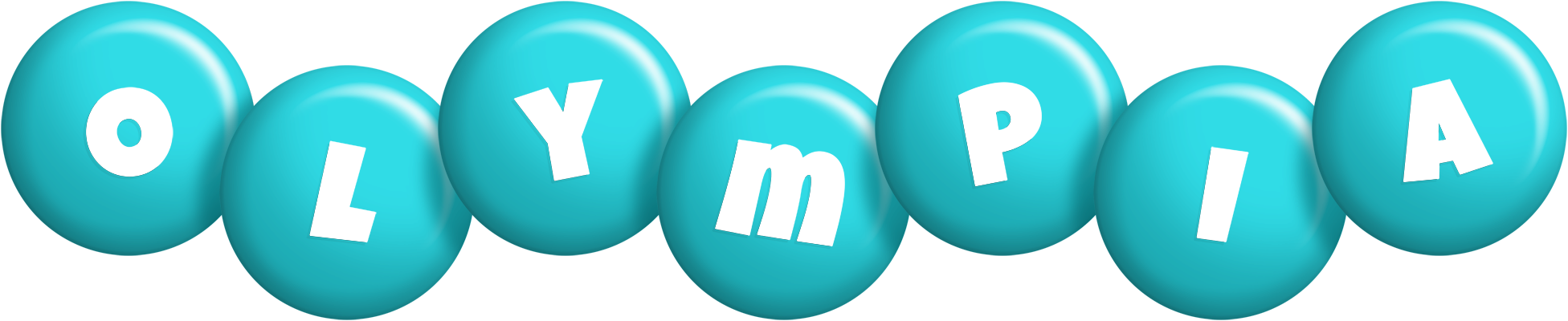 Olympia candy-azur logo