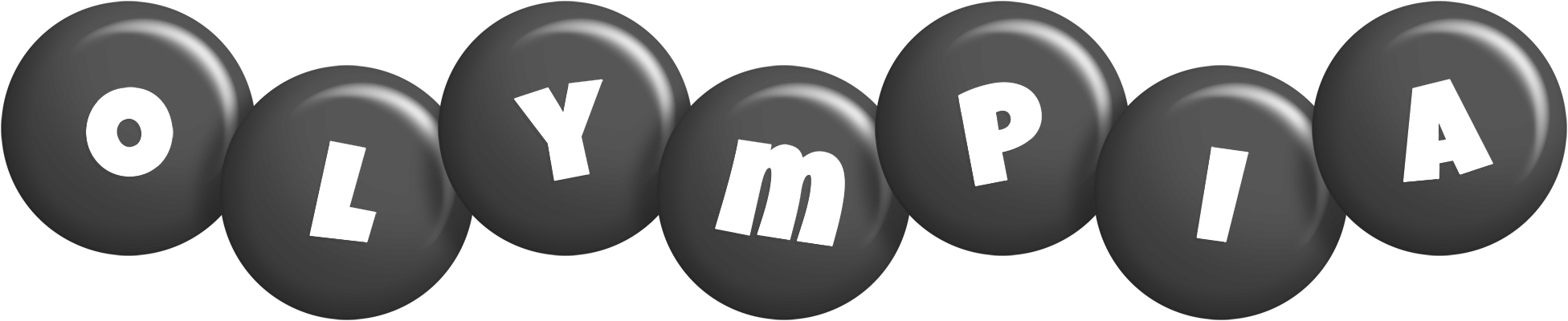 Olympia candy-black logo