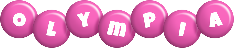 Olympia candy-pink logo