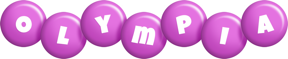 Olympia candy-purple logo