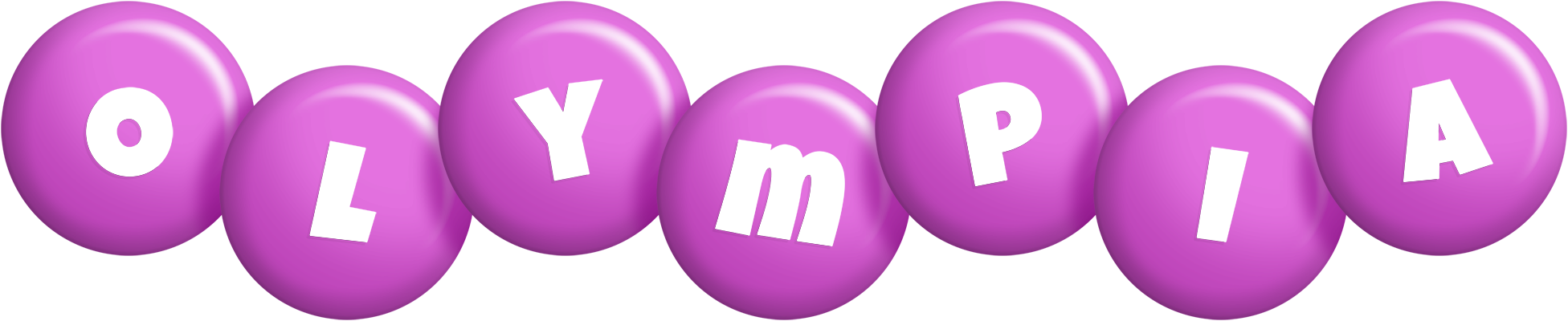 Olympia candy-purple logo