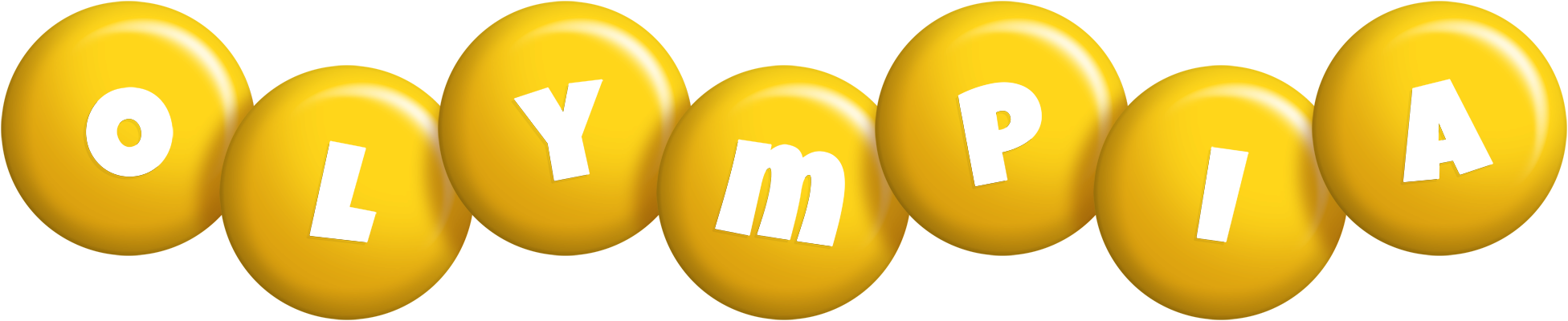 Olympia candy-yellow logo