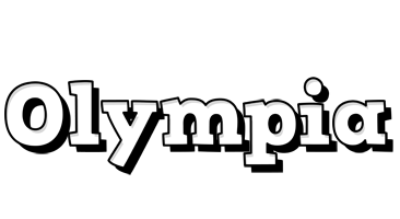 Olympia snowing logo