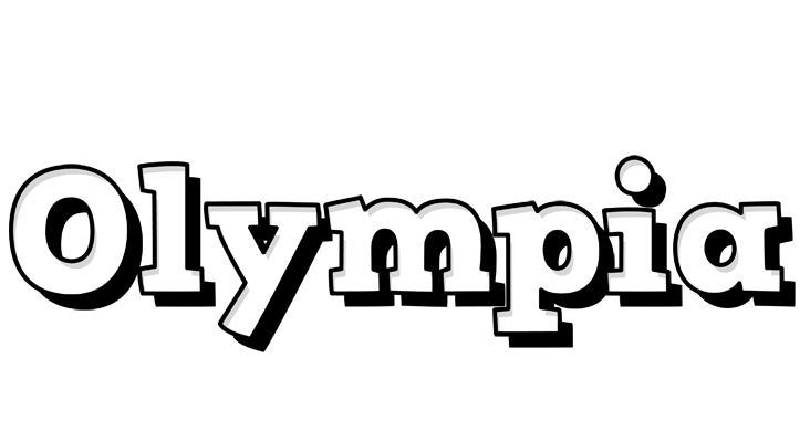 Olympia snowing logo