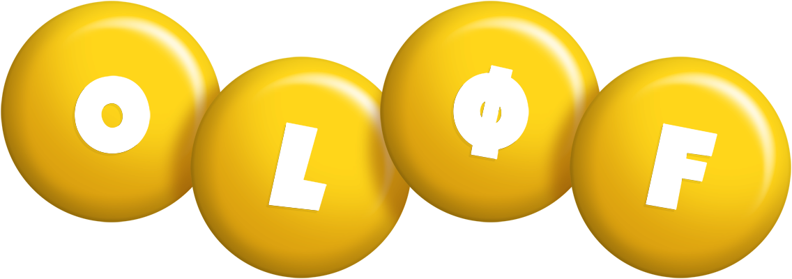 Oløf candy-yellow logo