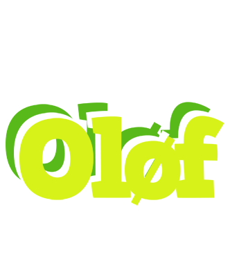 Oløf citrus logo