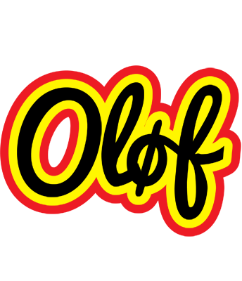Oløf flaming logo