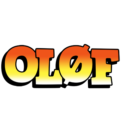 Oløf sunset logo