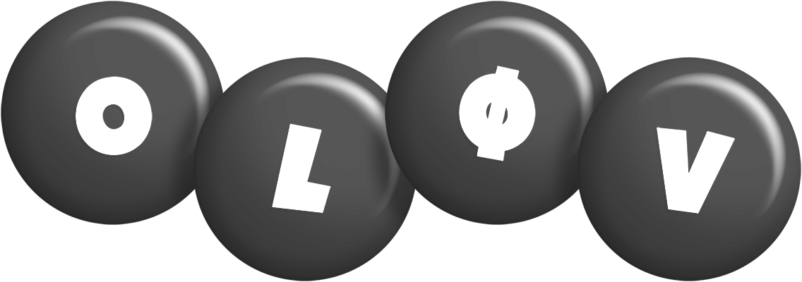 Oløv candy-black logo