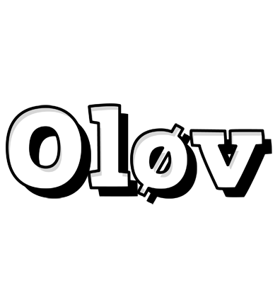 Oløv snowing logo
