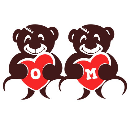 Om bear logo