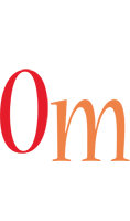 Om birthday logo