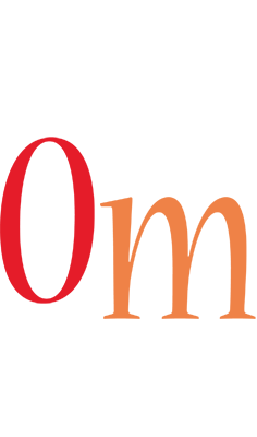 Om birthday logo