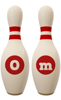 Om bowling-pin logo