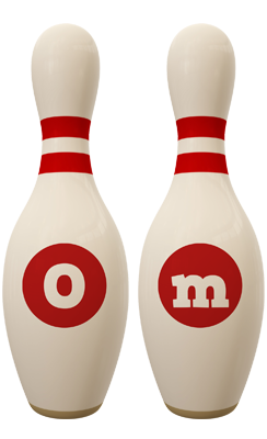 Om bowling-pin logo