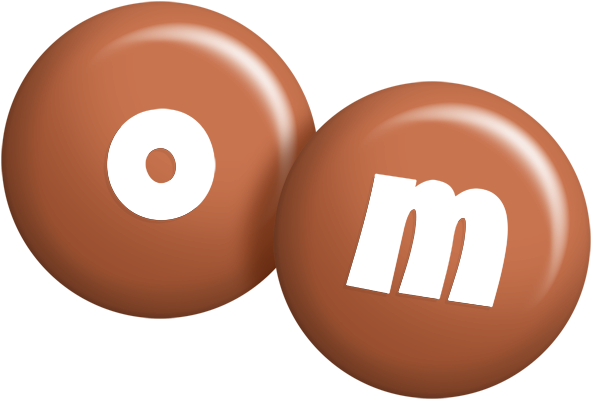 Om candy-brown logo