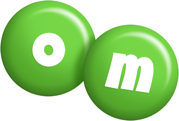 Om candy-green logo