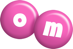 Om candy-pink logo
