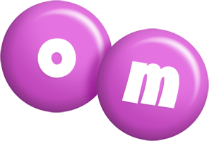 Om candy-purple logo