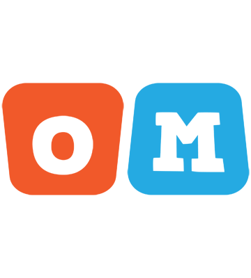 Om comics logo