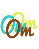 Om cupcake logo