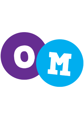Om happy logo