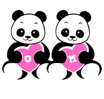 Om love-panda logo