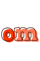 Om paint logo