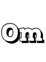 Om snowing logo