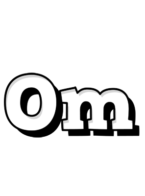 Om snowing logo