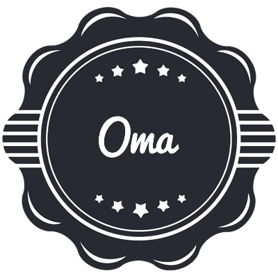 Oma badge logo
