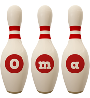 Oma bowling-pin logo