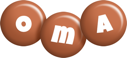 Oma candy-brown logo