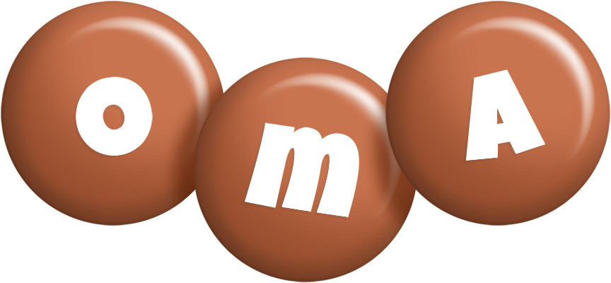 Oma candy-brown logo