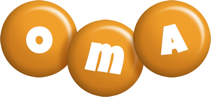 Oma candy-orange logo