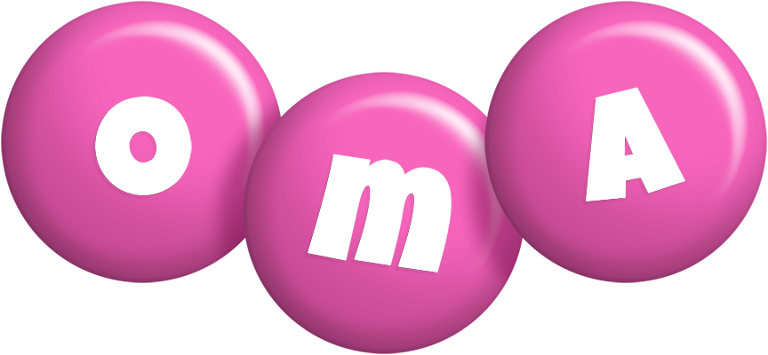 Oma candy-pink logo