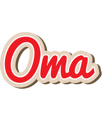 Oma chocolate logo