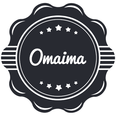Omaima badge logo
