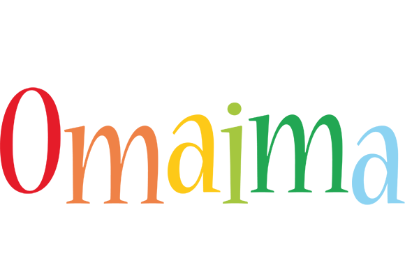 Omaima birthday logo