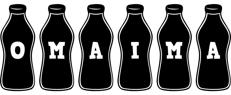 Omaima bottle logo