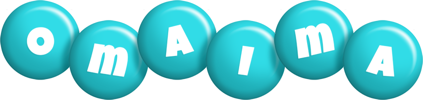 Omaima candy-azur logo