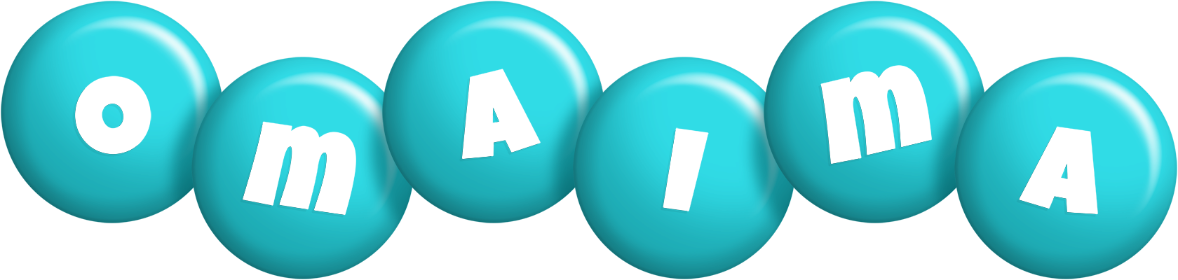 Omaima candy-azur logo