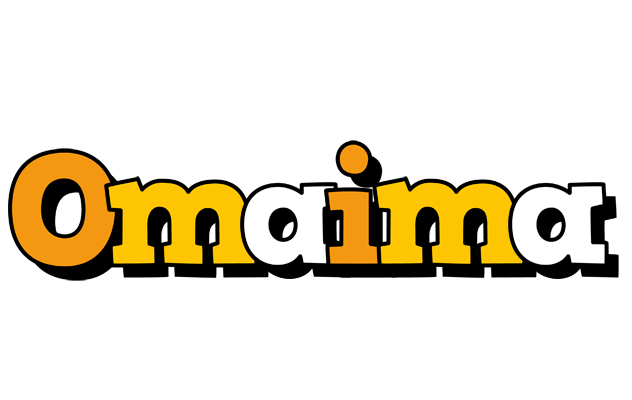 Omaima cartoon logo