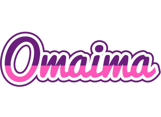 Omaima cheerful logo