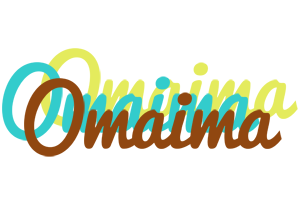 Omaima cupcake logo