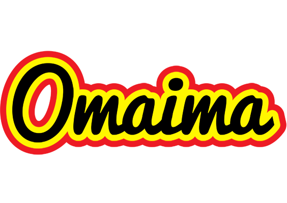 Omaima flaming logo