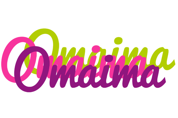 Omaima flowers logo