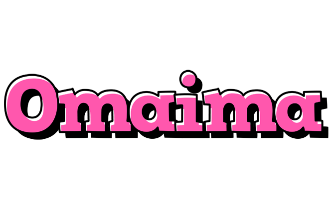 Omaima girlish logo