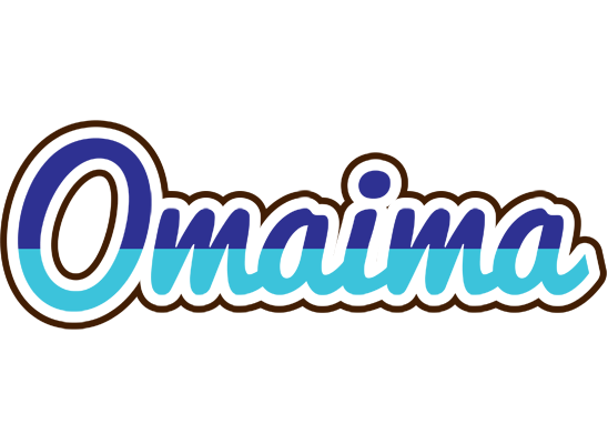 Omaima raining logo