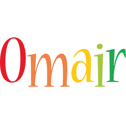 Omair birthday logo